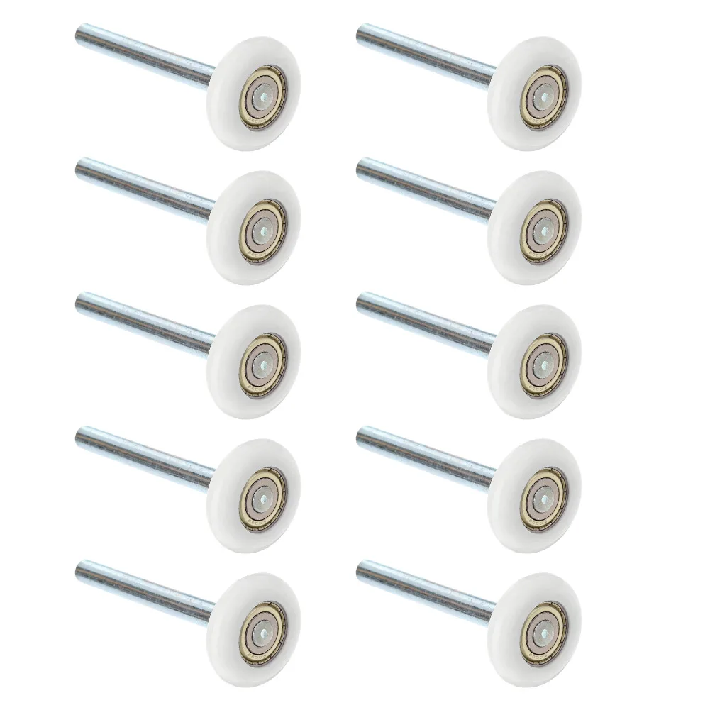 6200ZZ Ball Bearing Rollers for Overhead Garage Doors Featuring Nylon Construction and Reinforced Bearing Cage
