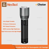 NexTool Portable T10 Rechargeable LED Flashlight 000lm 7 Modes 2600mAh Battery Torch Lamp EDC Flashlight for Camping Hiking