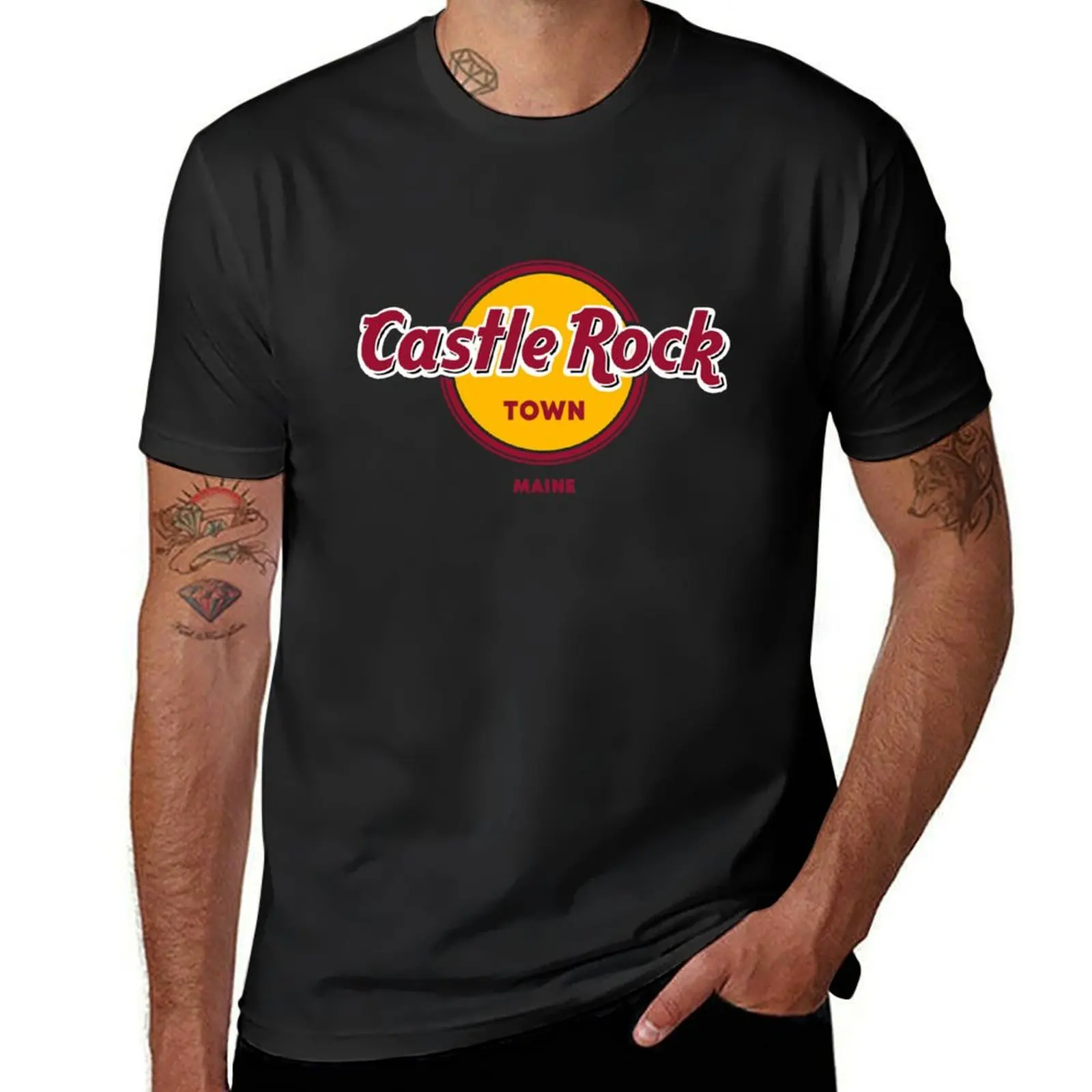 Castle Rock T-Shirt boys whites Short sleeve tee quick-drying new edition men clothes