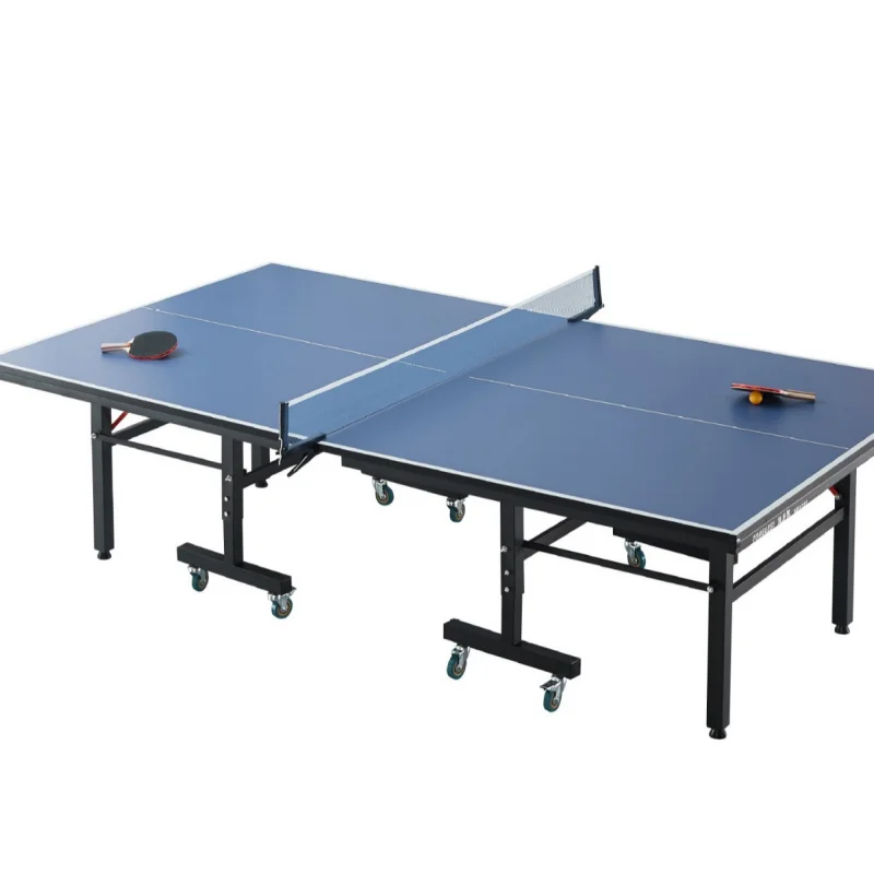 Medium Size Foldable Mobile Indoor Table Tennis Table with Wheels for Home Use Practice Table Tennis Table