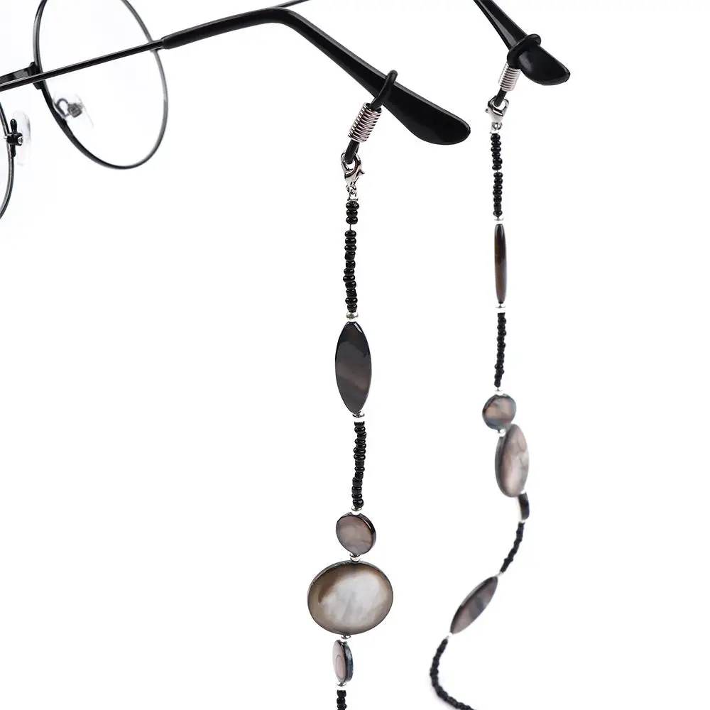 Reading Glasses Glass Beads Cords Women Sunglasses Chain Glasses Chain Eyewear Retainer Beaded Eyeglass Lanyard