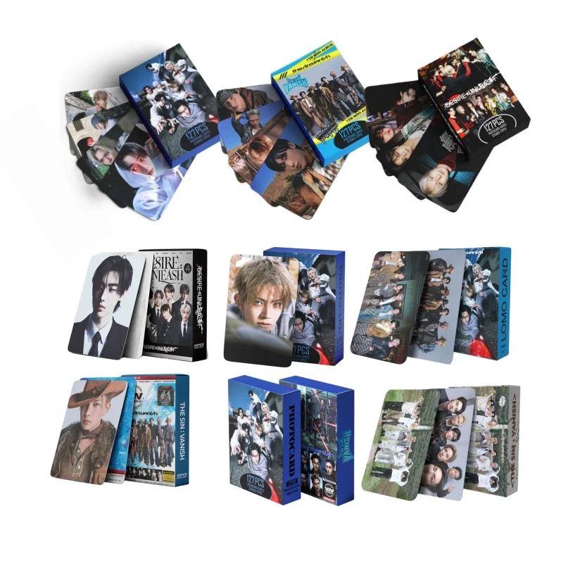 

55/127Pcs/Set Kpop Boy Band THE SIN VANISH Card Stickers SUNGHOO Photo Print Card Photocard Collection Gifts
