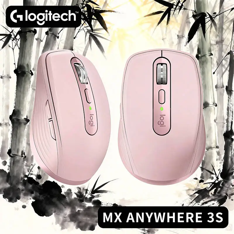 

Мышь Logitech MX Anywhere 3S — Darkfield 8K DPI, компактная, прокрутка MagSpeed, бесшумные кнопки, офисное использование, офисная быстрая зарядка USB-C