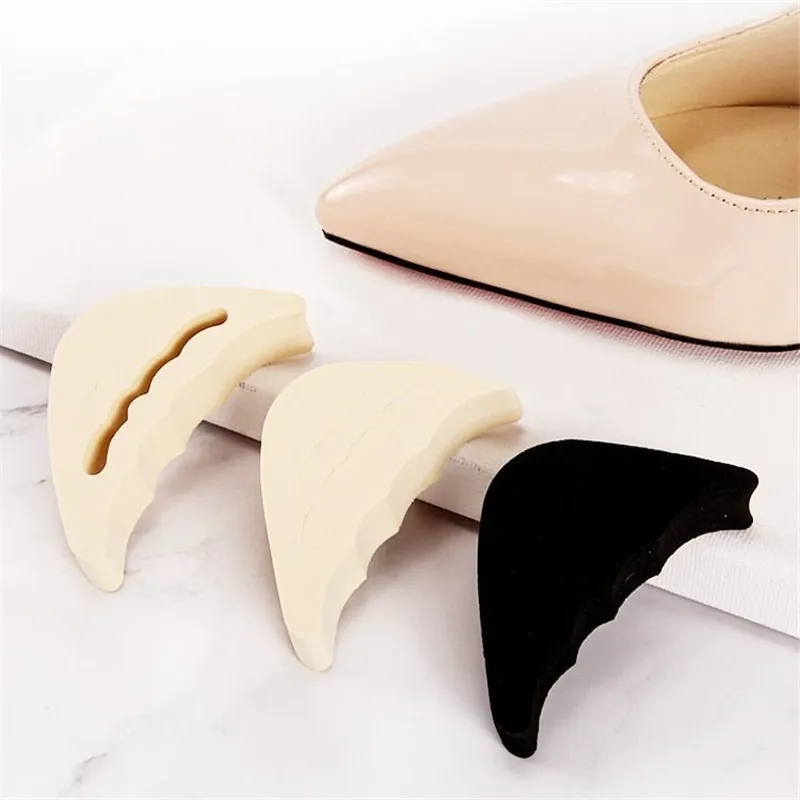 2pcs High Heel Toe Plug Insert Adjustment Size Insoles Women Shoes Toe Front Filler Cushion Pain Relief Anti-heel Drop Protector