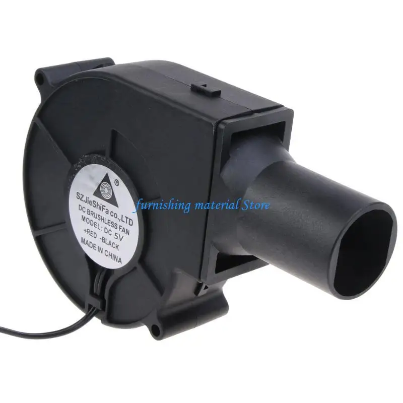 Y5GD BBQ AIR Blower Portable Handheld Electric BBQ Fan Outdoor Camping Campecue Charcoal Grill Fan مع كابل 5 فولت/12 فولت