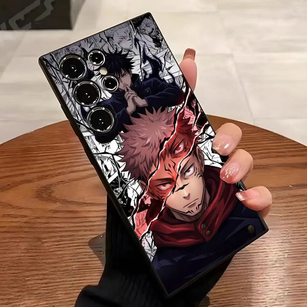 Anime Boy Sukuna Jujutsu Kaisen Handyhülle für Samsung S26 S25 Edge S24 S23 S22 S21 S20 Ultra Plus Fe Galaxy A54 A53 A34 A25 A16