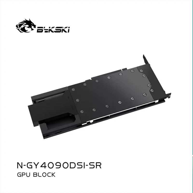 Bykski GPU Block Use for Gainward GeForce RTX 4090D SI Video Card, T2 Red Copper Material/ Water Cooling Radiator N-GY4090DSI-SR