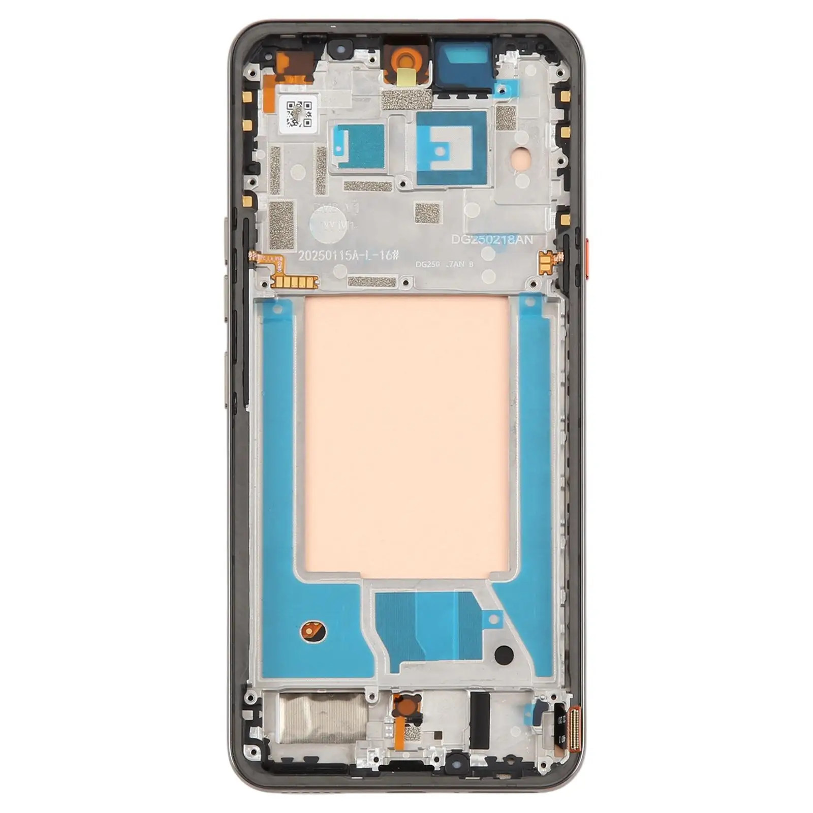 6.67'' Replacement LCD Screen For Tecno Camon 40 Premier CM8 Original LCD Screen Digitizer Full Assembly with Frame (Gold)