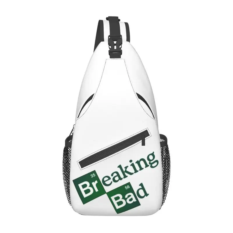 Casual Breaking Bad Sling Bag para homens, ciclismo, camping, mochila de peito crossbody, mochila de ombro