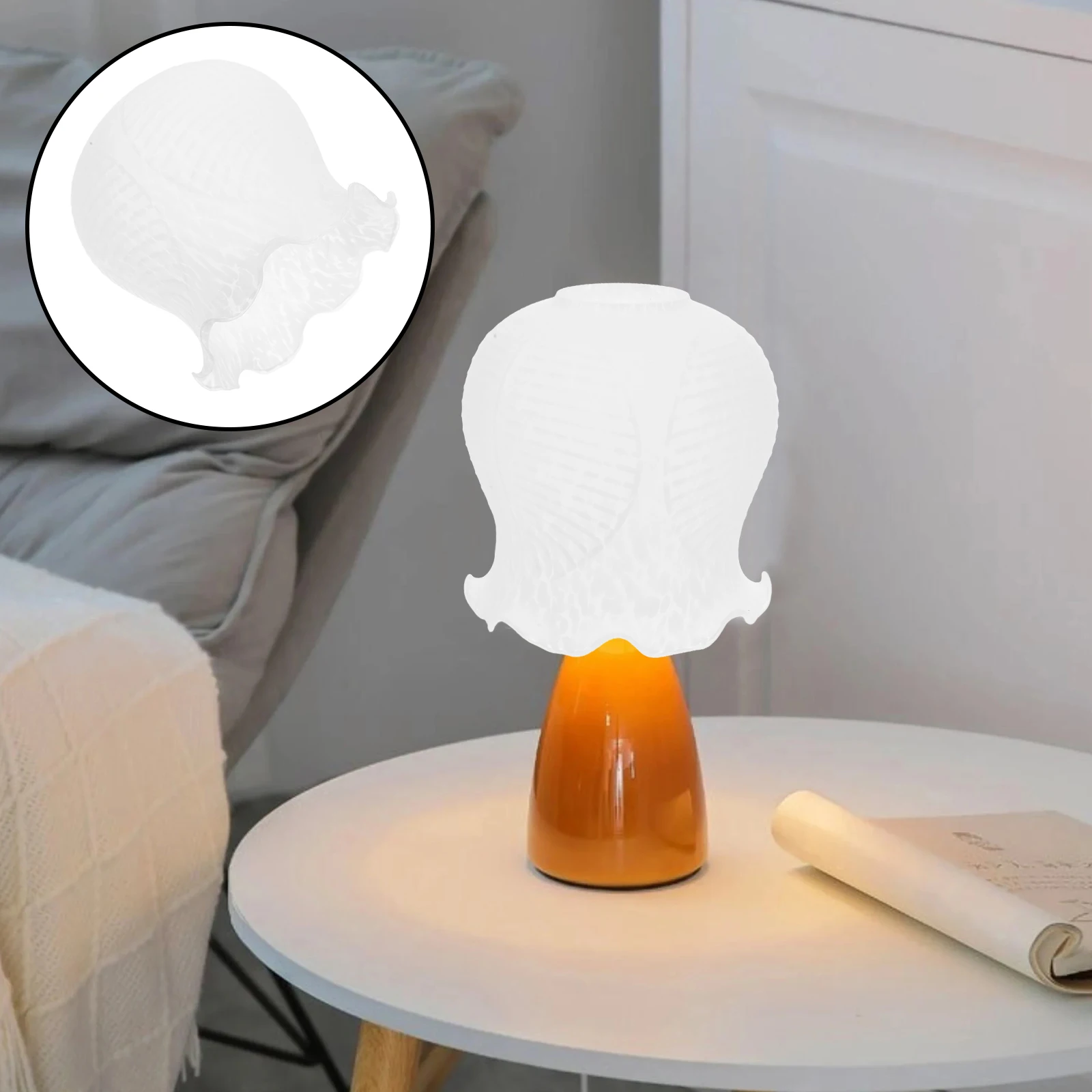 

1pc E27 Lampshade Pendant Flower Design Replacement Wall Sconce Cover Unique Decorative Durable Light Diffusion Ceiling Hanging