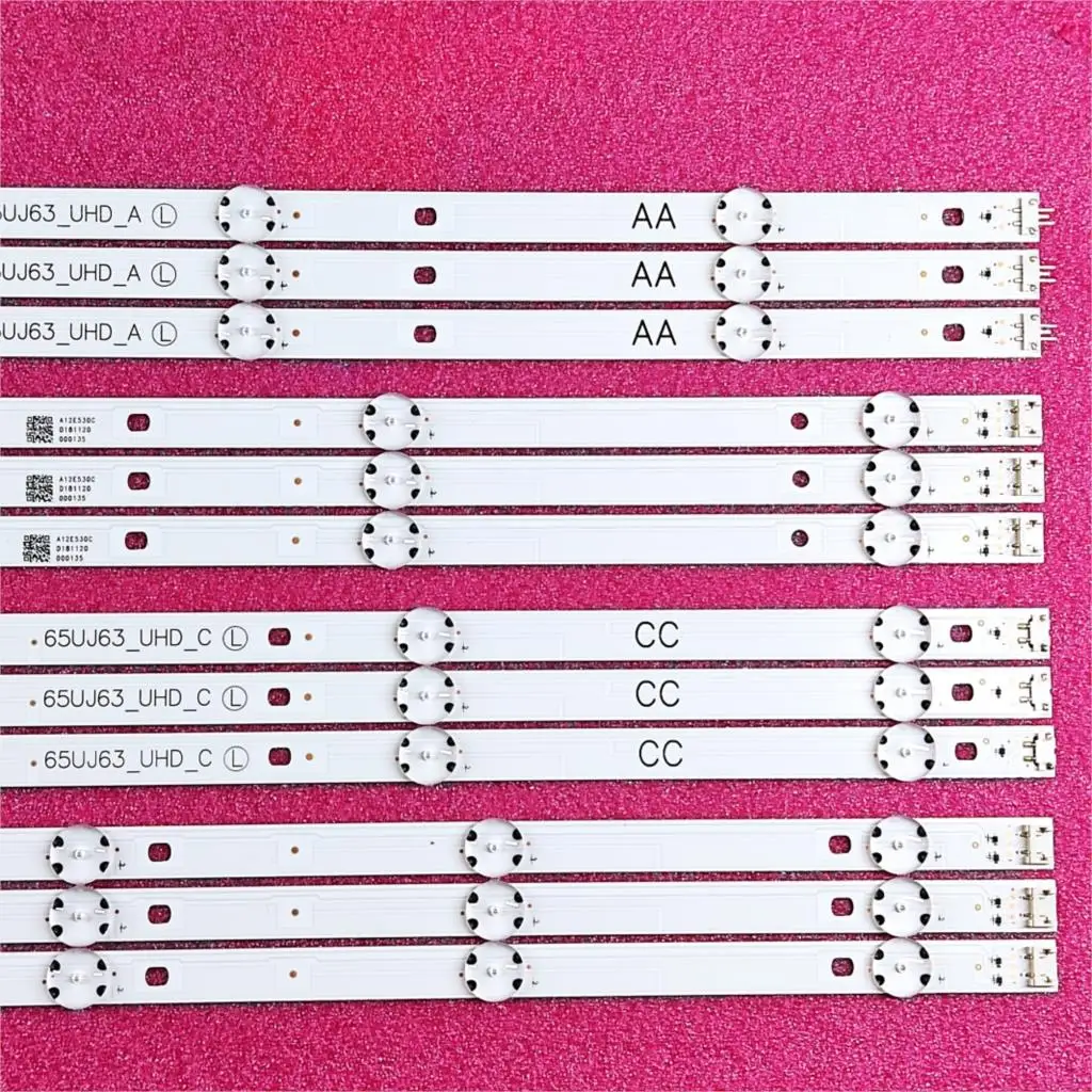 Imagem -02 - Faixa de Retroiluminação Led para l g Innotek 17y 65inch_a Ssc 65uj63 _ Uhd _ a b c d 65uj634v 65uj6300 65uj630v 65uj5500 65uk6100 65uj632t