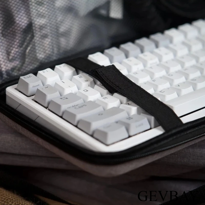 Waterproof EVA Hard Storage Case Bag For 61/68/75%/TKL/98% Full Size Mechanical Keyboard