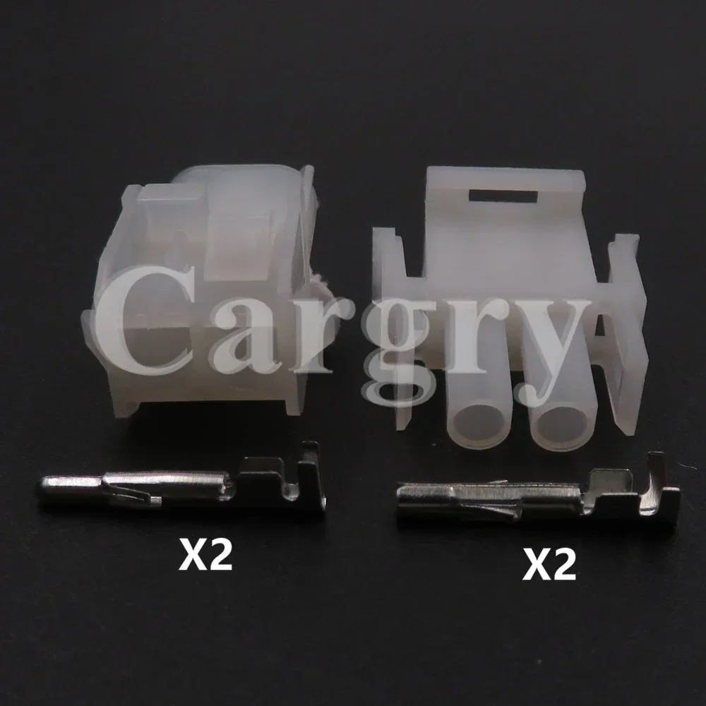 1 Set 2P 794815-1 350778-1 AC Assembly Auto Electric Wire Socket Car Plastic Housing Unsealed Connector 1-480699-0 1-480698-0 - Detail 1