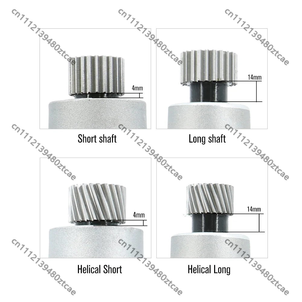 CNC Gear Reducer Ratio 5:1 Straight Helical Teeth 1.25M 1.5M Module for Synchronous Wheel and Rack