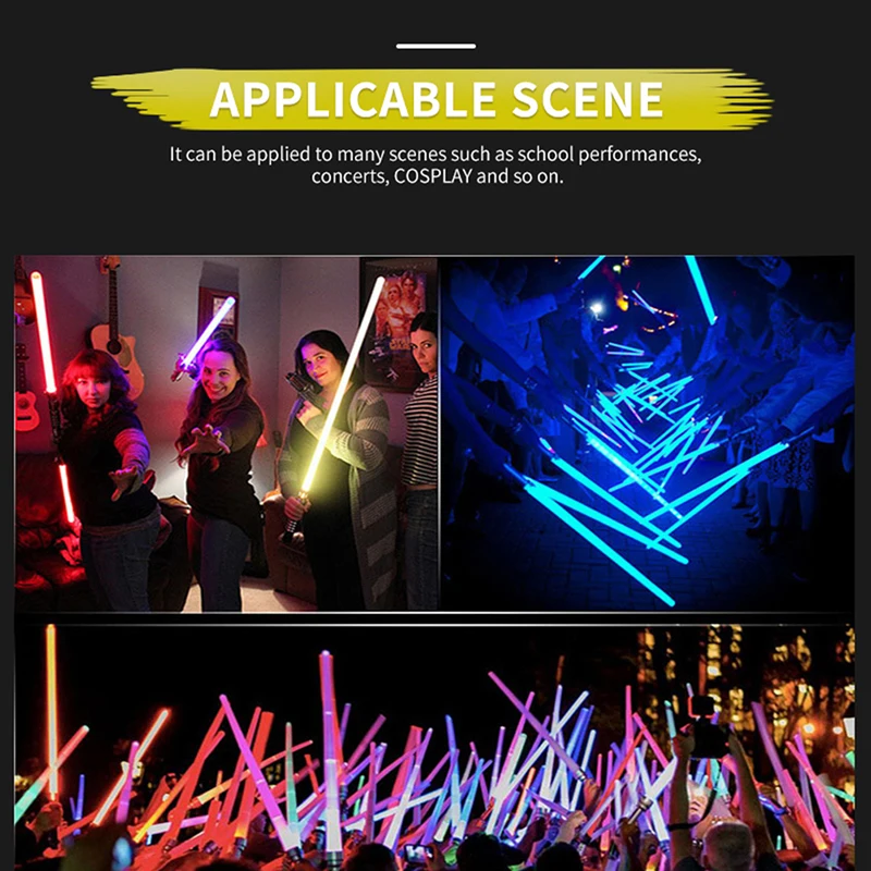 Spada laser RGB Spada laser Giocattolo Sciabola leggera Blaster Giocattoli Spada laser Jedi Ragazzi Regalo Giocattoli per bambini Accessori cosplay