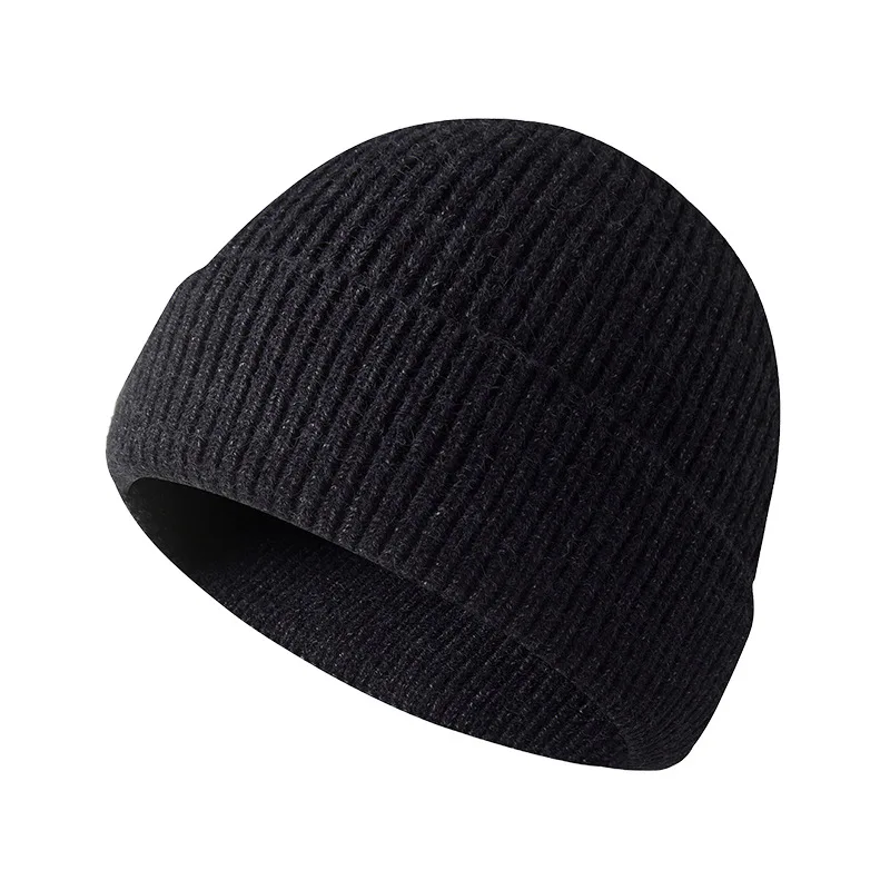 

Winter Warm Hats For Men Women Thick Fisherman Beanie Cuffed Skullies Beanies Thermal Knitted Hat Outdoor Windproof Snow Ski Cap