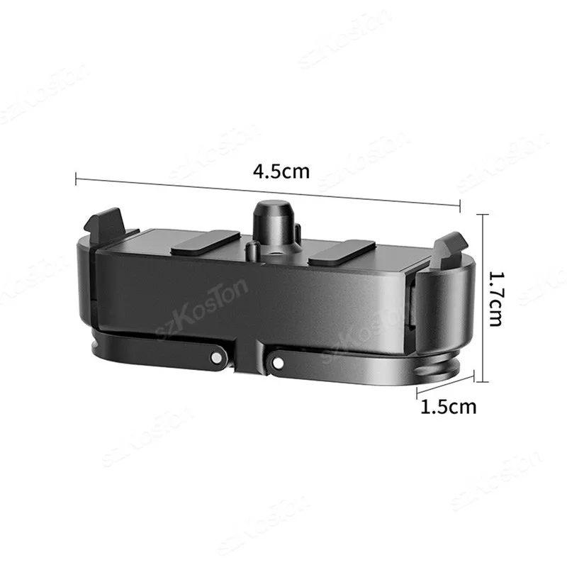 Metall Magnetische Schnellverschluss Basis Für GoPro 13 Schwarz Adapter Halter Halterung Sport Kamera für GoPro Hero 13 Kamera Zubehör – Detail 5