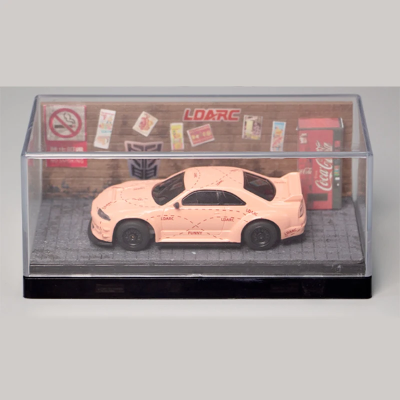 Ldarc 1/64 R02 Mini Rc deportes modelo de Control remoto eléctrico simulado coche de mesa Bnr /Rtr versión 2,4 ghz para adultos y niños
