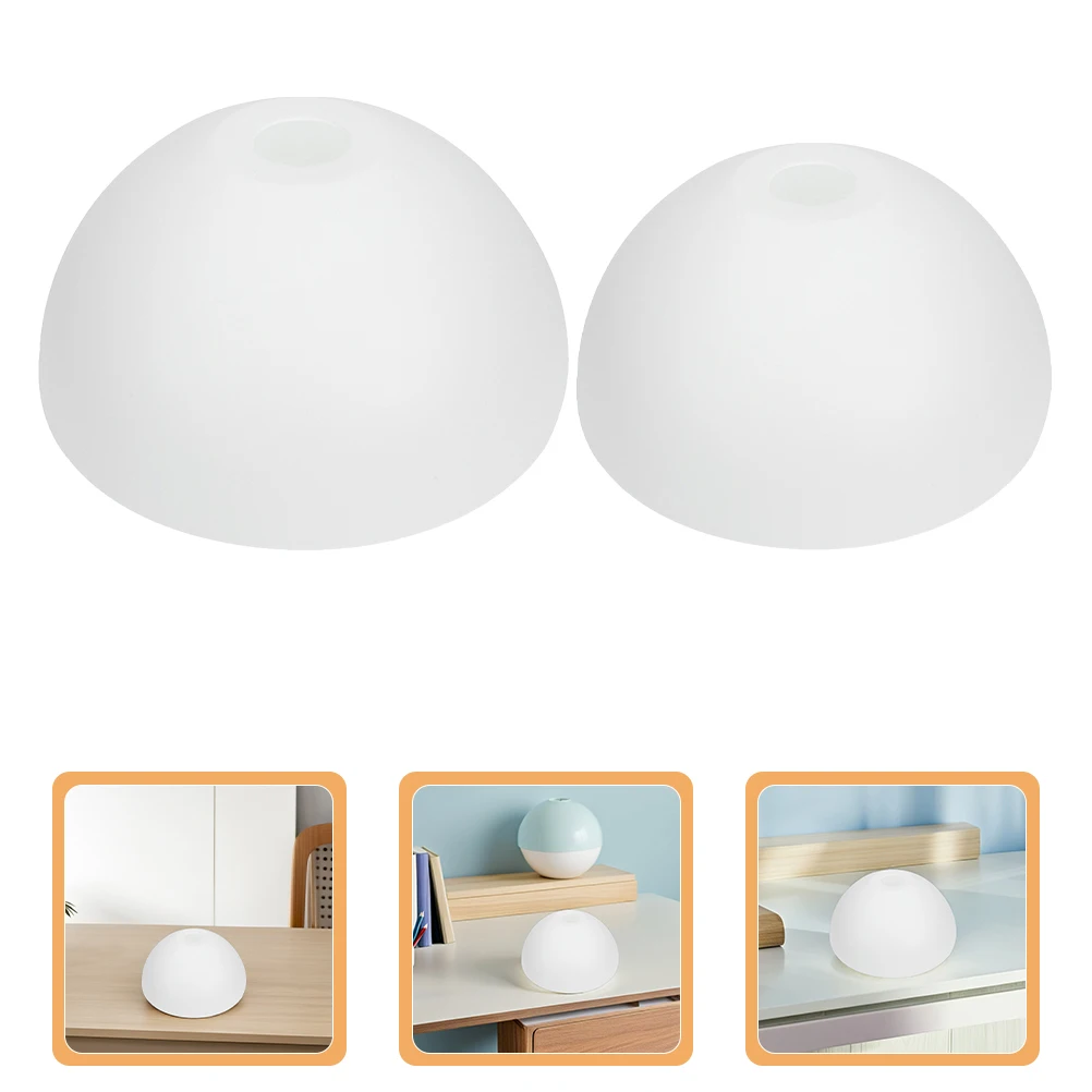 

2 шт. пластиковый абажур в виде гриба, сменная чаша, белые абажуры для торшера, настольные лампы, прочный светильник, абажур на потолке