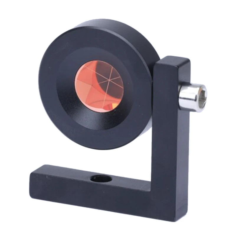 Professional 90 Degree Monitoring Mini Prism Target with L-bar for Total Station Copper & Silver Coated Tunnel Surveying