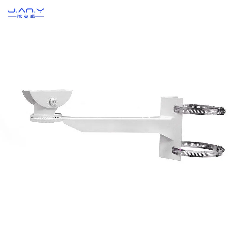 Monitoring hoop camera support pole post corner holding post integrated duck bill support universal side holding ring