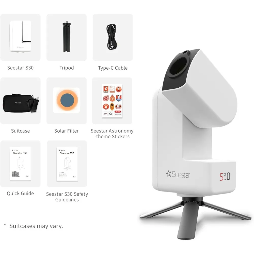 

Seestar S30 All-in-One Smart Digital Telescope Portable Camera for Astronomy Beginners Stargazing