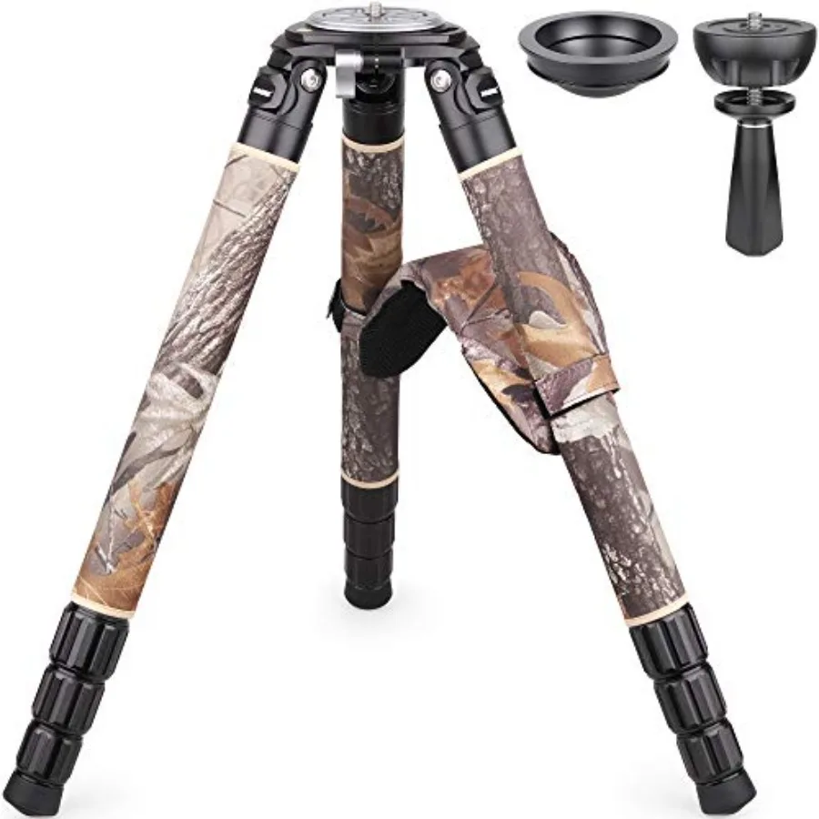

RT90CM Carbon Fiber Bowl Tripod for professional film production, carbon fiber, camouflage, ultra stable with 75mm bowl adapter