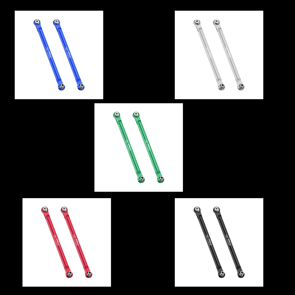 

GPM Alu 7075 Front Steering Link Rod For 1/10 Gorgon Mega Vorteks Fury 2WD ARRMA