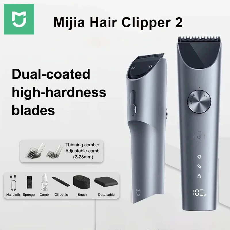 nuovo-tagliacapelli-mijia-2-trimmer-professionale-macchina-per-taglio-barba-impermeabile-ipx7-tagliacapelli-wireless-regalo
