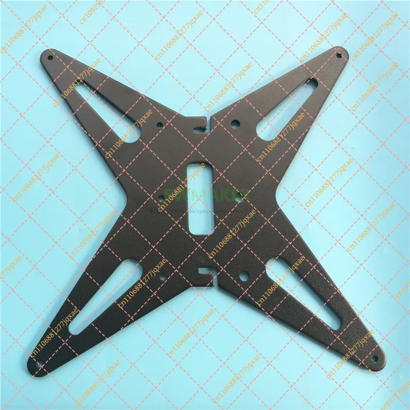 Lightweight Y-Axis Carriage Heated Support Plate for Creality CR-10, 4mm All-Metal 3D Printer Parts, Black