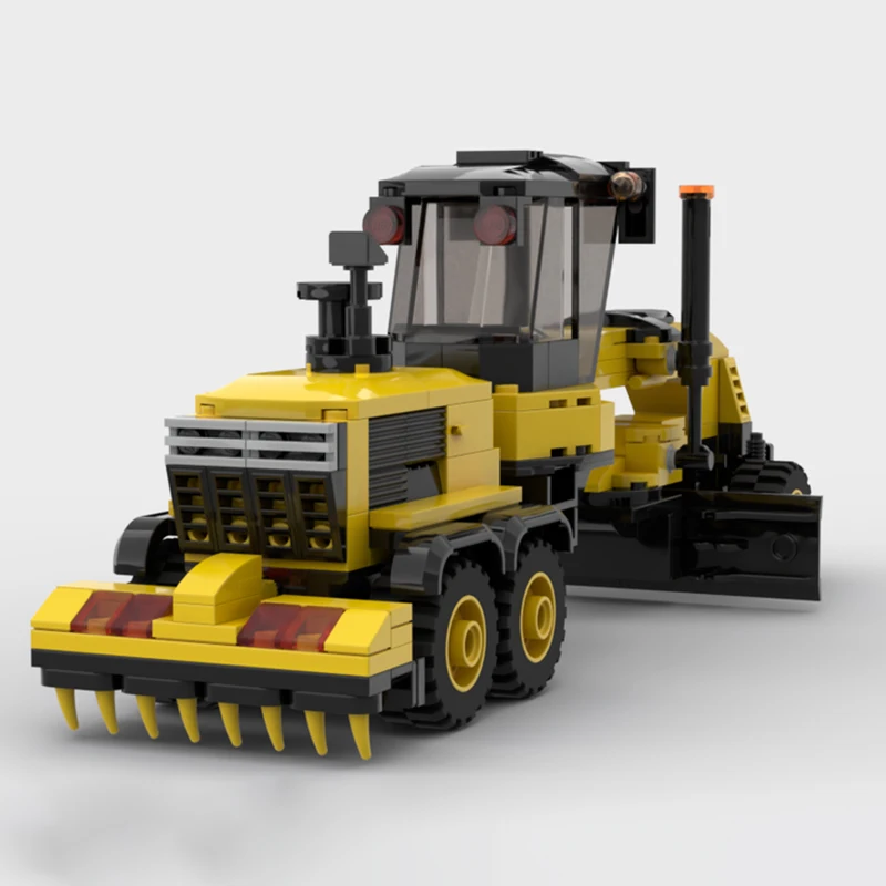 City Vehicle Series Heavy Motor Grader Building Blocks Model Bricks Display Collection Children\'s Toys Gifts 261PCS