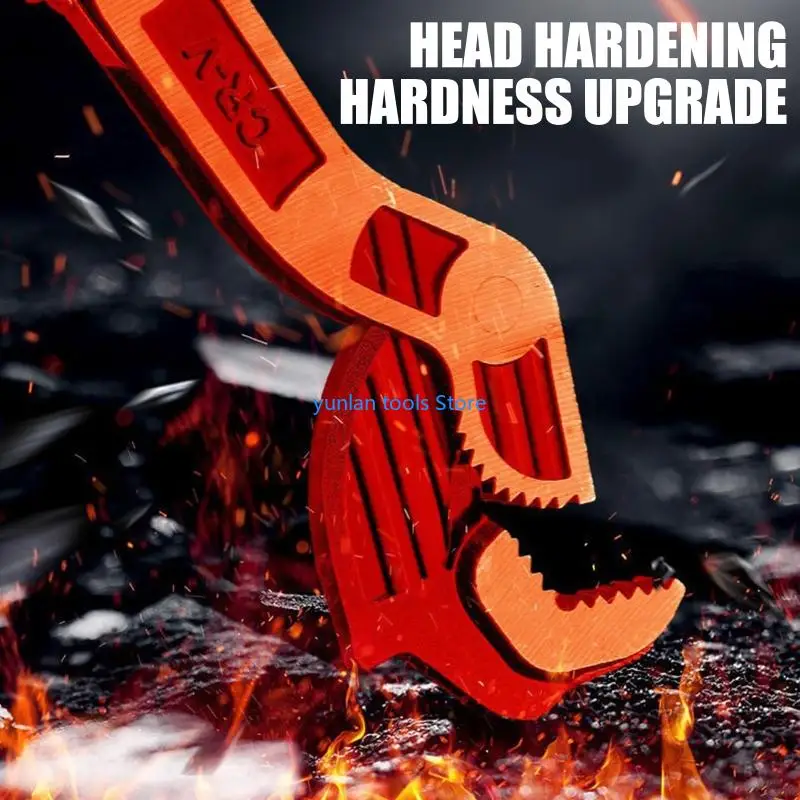50LB Alloy Steel Locking Wrench Pack Of 4 Pipe Clamp Wrench For Secure Fastening In Various Applications Adjustable Spanner
