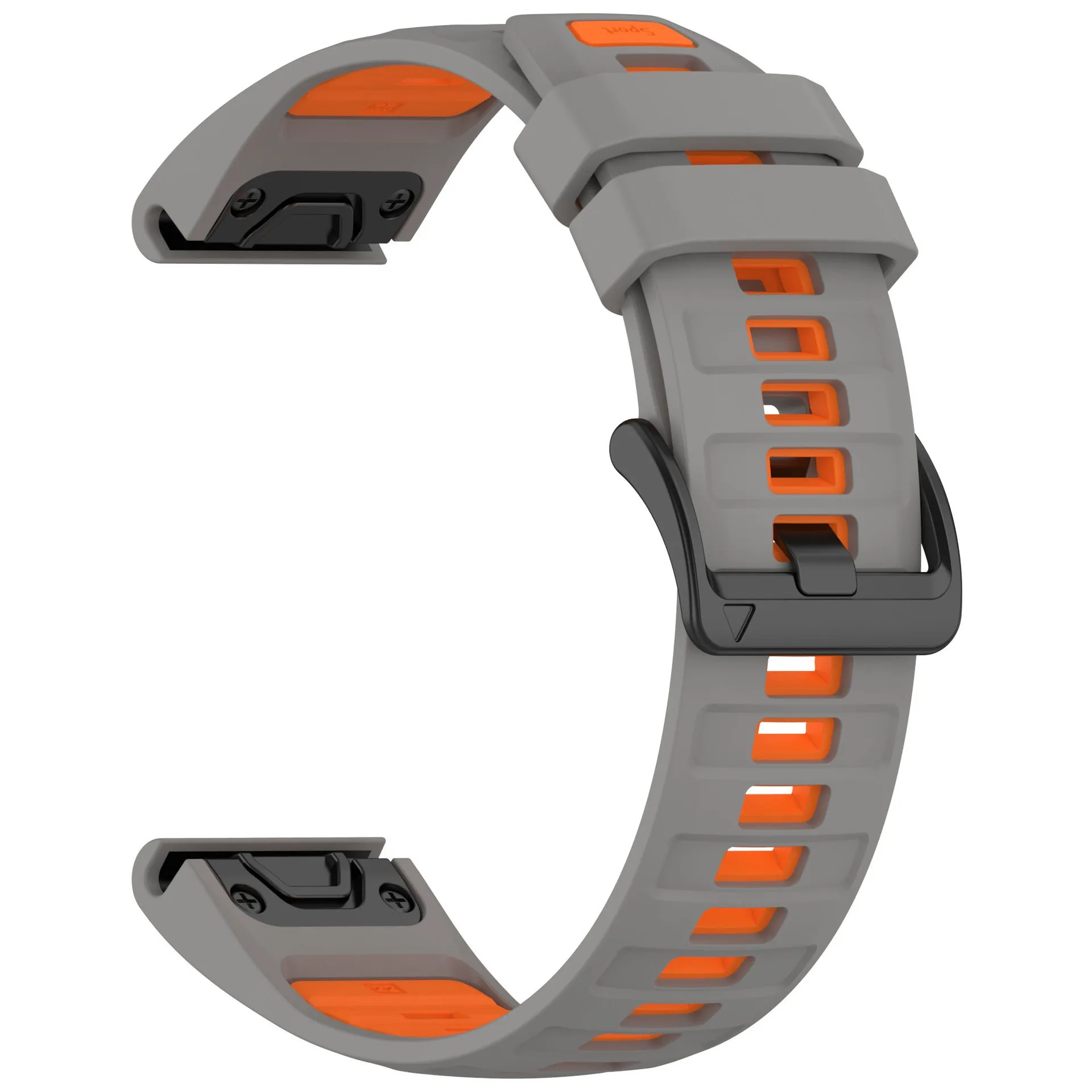 Cinturino in silicone Quick Fit 26mm 22mm 20mm per Garmin Tactix 8 51mm 47mm Bracciale ufficiale per Fenix 8X 7X/Forerunner 970