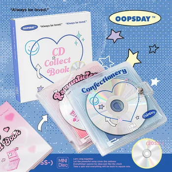 20 kapasiteli sert CD durumda tutucu bts Idol albümü bağlayıcı organizatör taşınabilir taşıma DVD Binder Kawaii ev albümleri organizatör