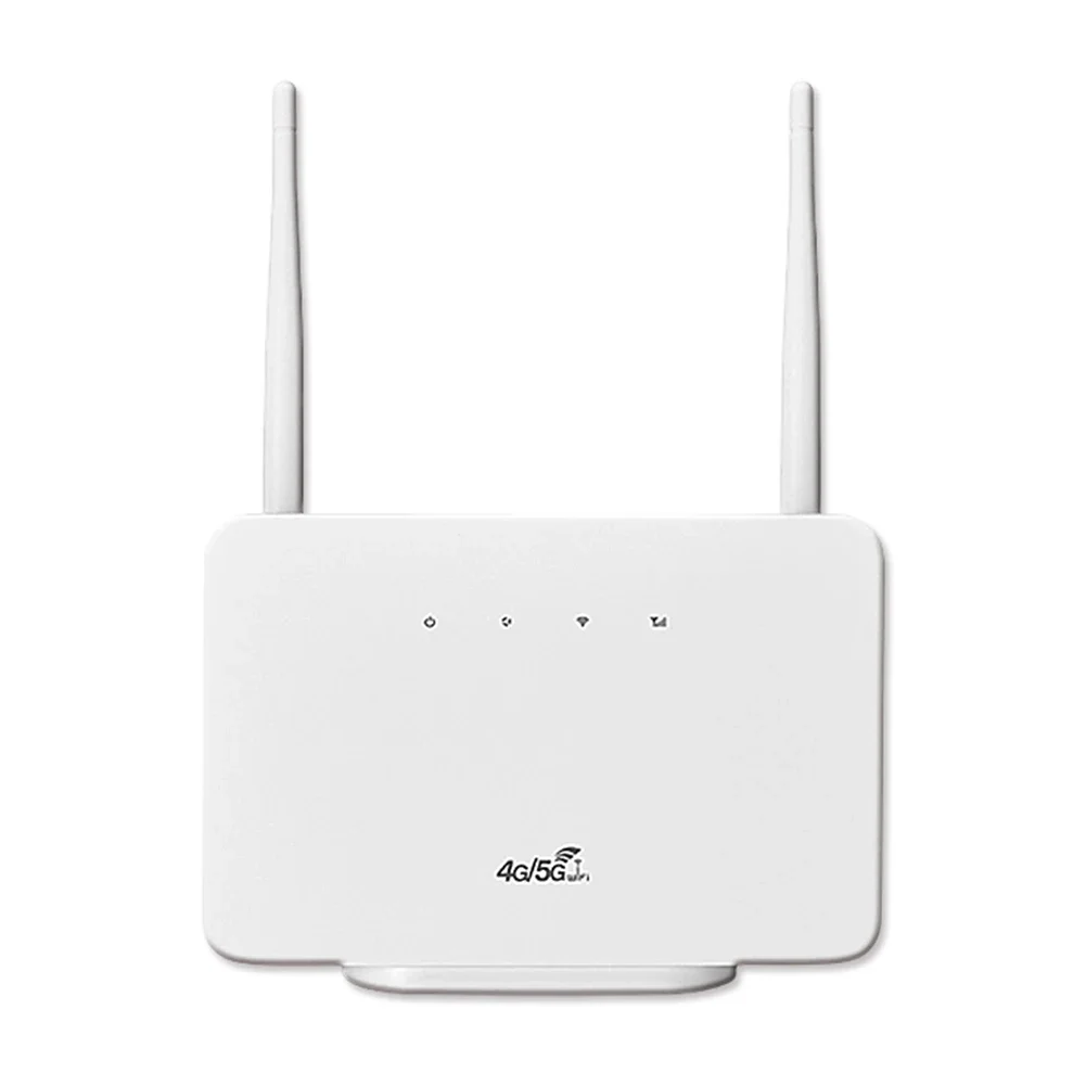 4G LTE CPE Router Modem 300Mbps Wireless Hotspot External Antenna with Sim Card Slot EU Plug Internet Connection