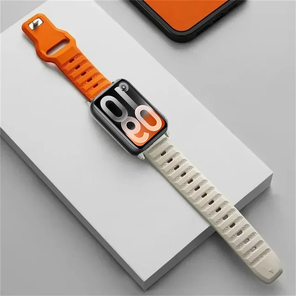 Weiches Silikonarmband für Redmi Watch 4 5 6 Xiaomi Mi Band 8Pro 9Pro 10Pro Armband Ersatz Correa Armband Zubehör