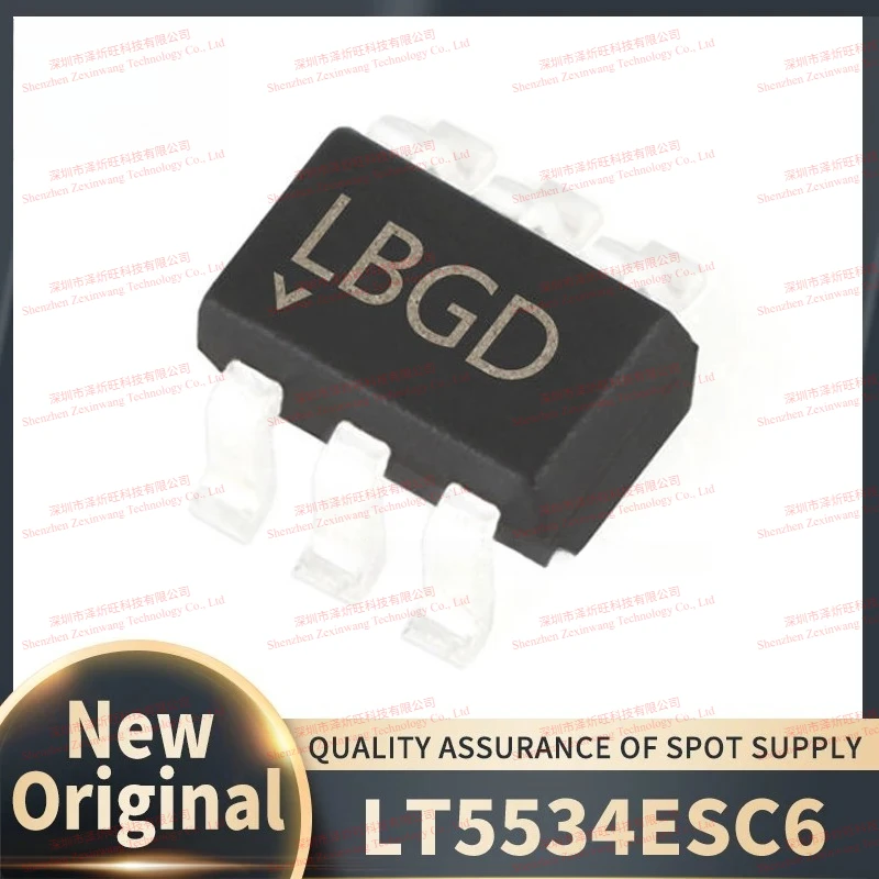 (5Pcs-10Pcs/Lot)  100% New Original LT5534ESC6 LT5534ESC6#TRPBF LT5534 LBGD SC70-6 Chipset