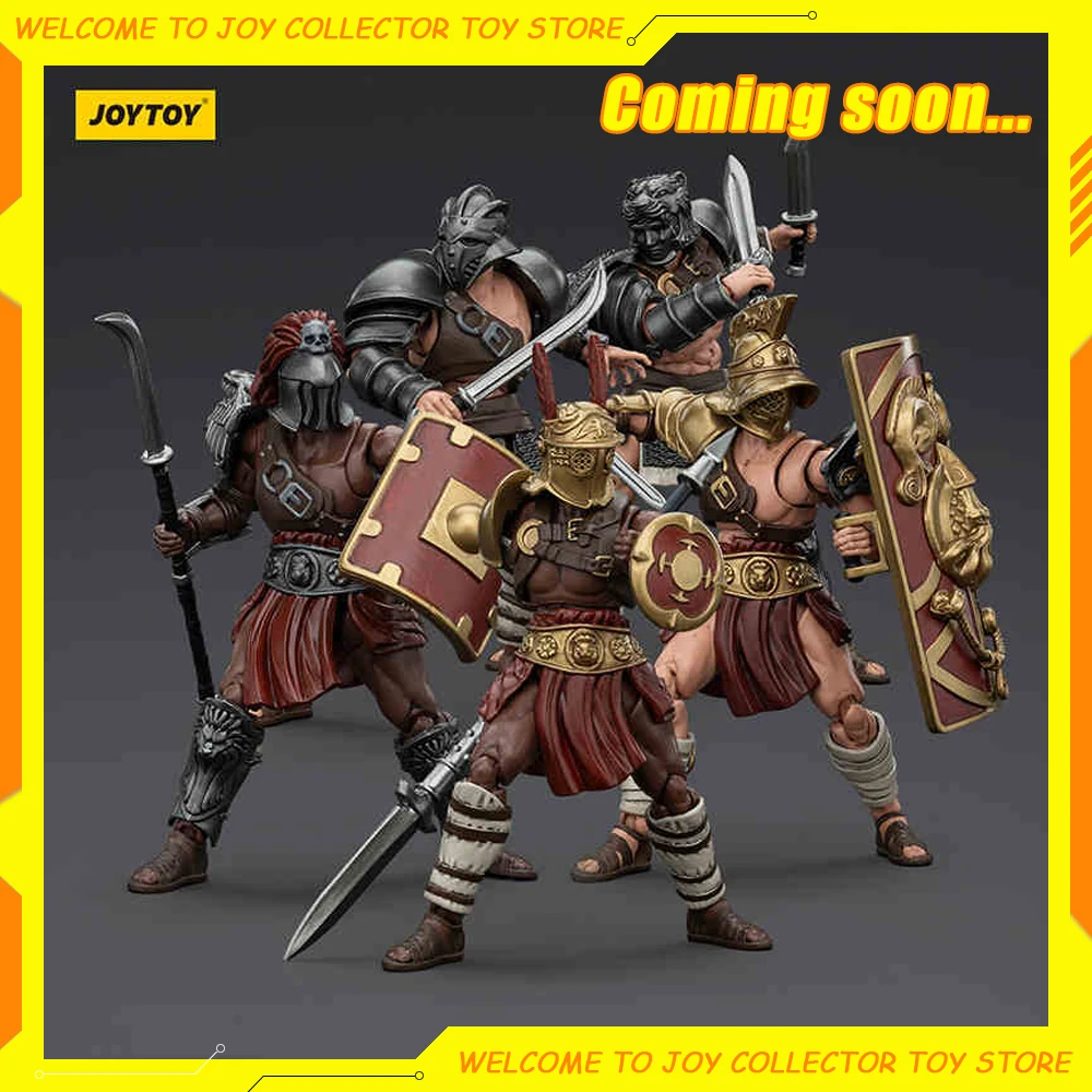 JOYTOY 1/18 Römischer Gladiator Hasta&Thraex&Secutor&Dimachaerus&Retiarius Gladiator Actionfigur Römischer Gladiator Modell Spielzeug Geschenk