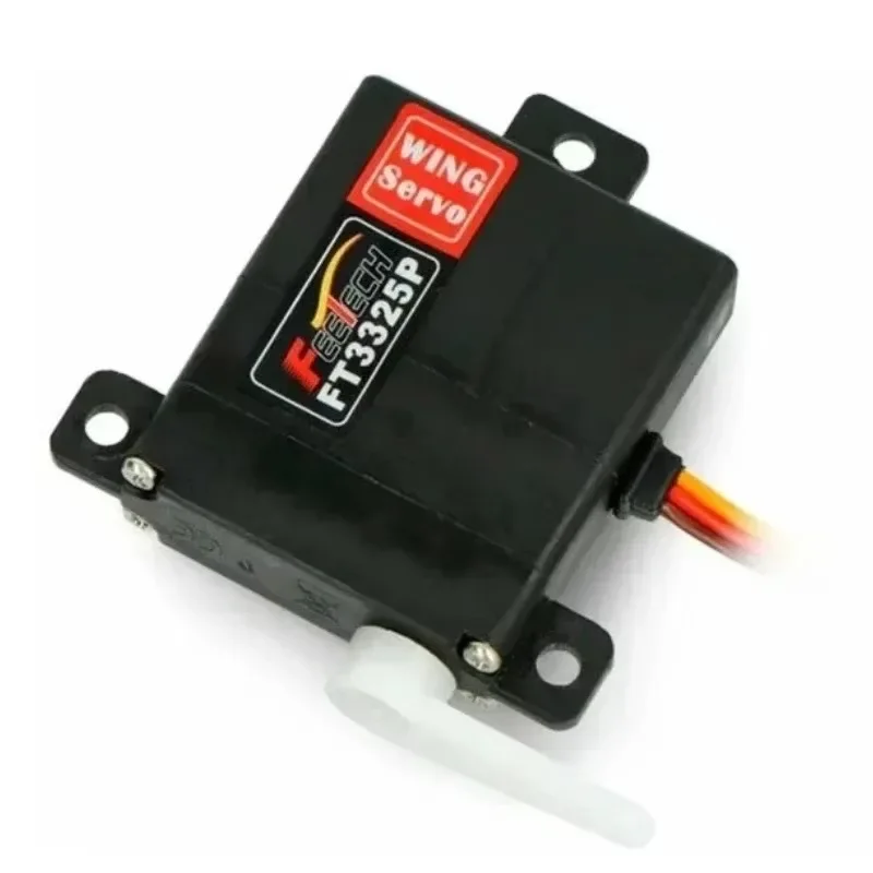 Servos d'aile FT3325P RC 6kg.cm, Servo numérique haute vitesse avec boîte de vitesses en métal, corps mince pour Drone RC à aile fixe, Robot comme Servo JX