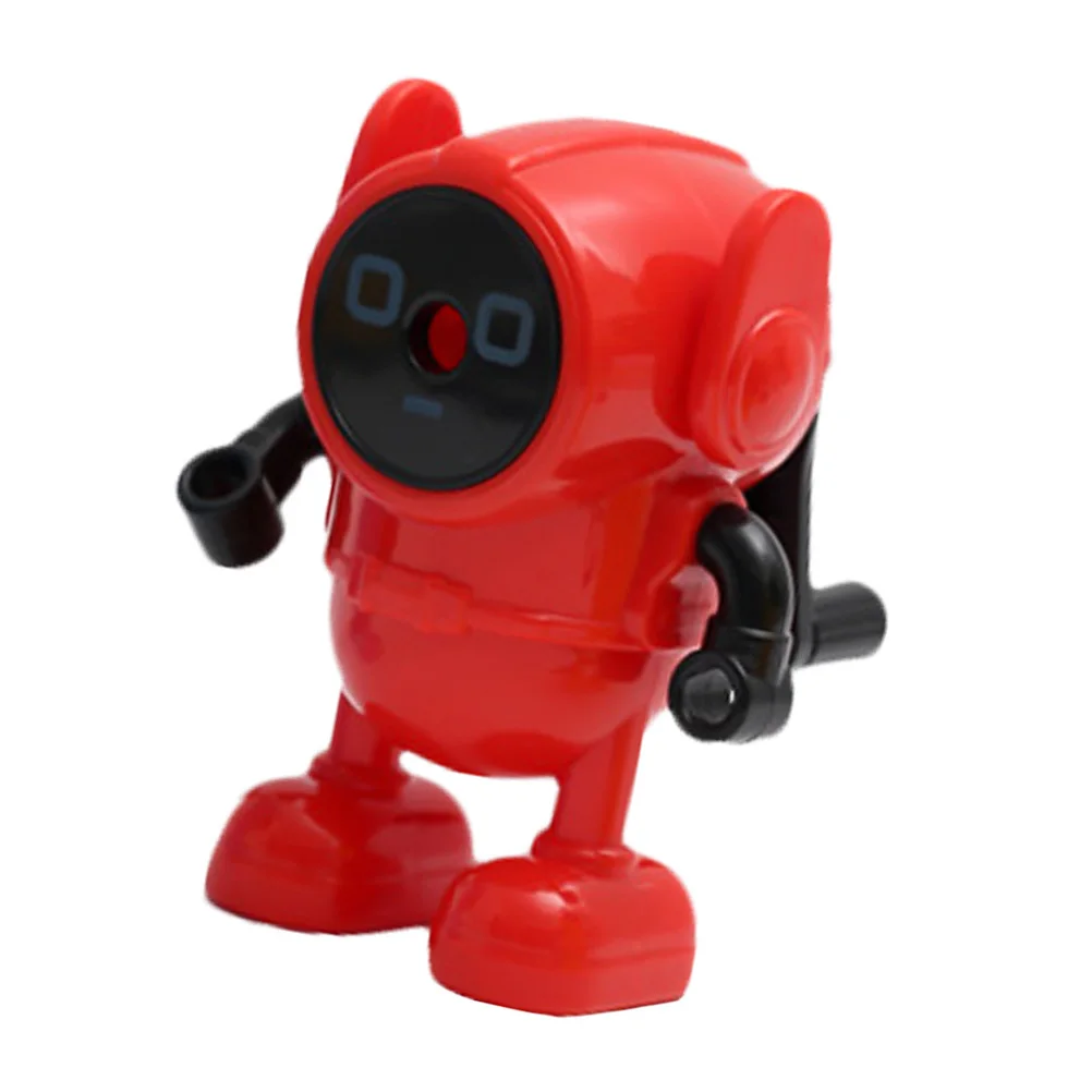 

Pencil Sharpener Student Stationery Students Pencils for Kids Robot Plastic Child