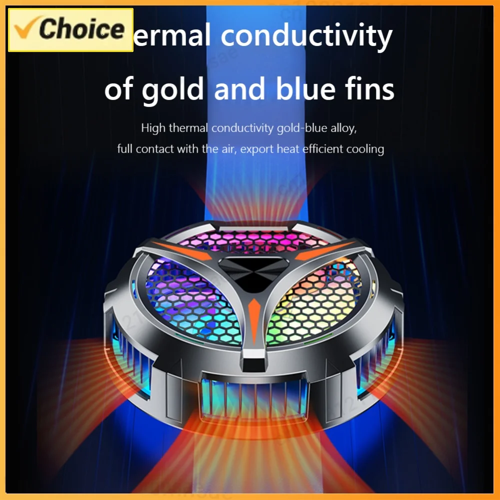 Magnetic Phone Cooler Fan RGB Lighting for Cooler for Cooling Fan for for for for for for /Surface Pro/for Samsung Tab