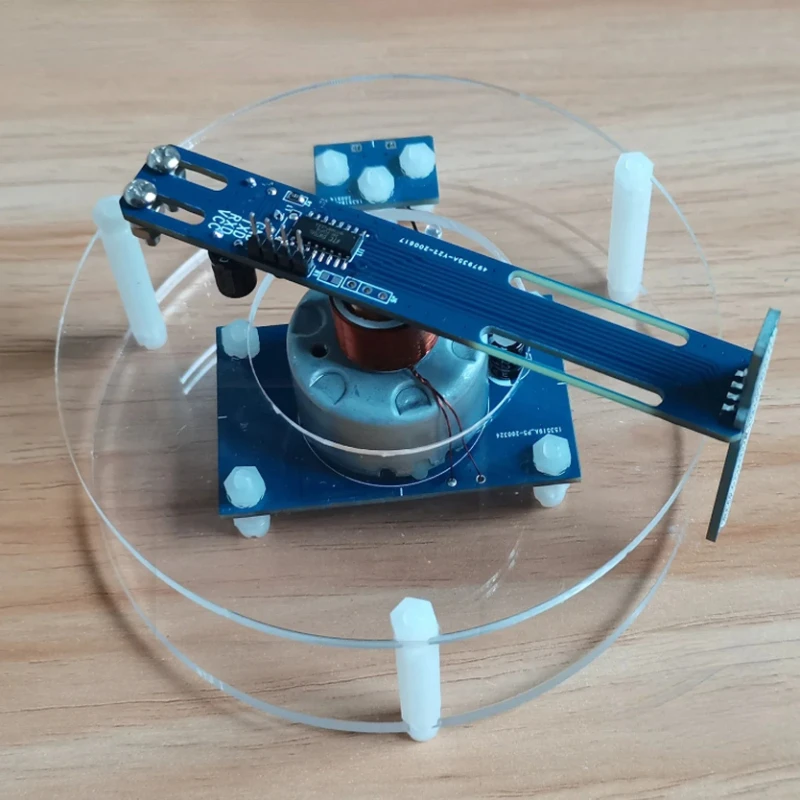 51 Single-chip Rotating LED Display POV Creative DIY Kit Advertising