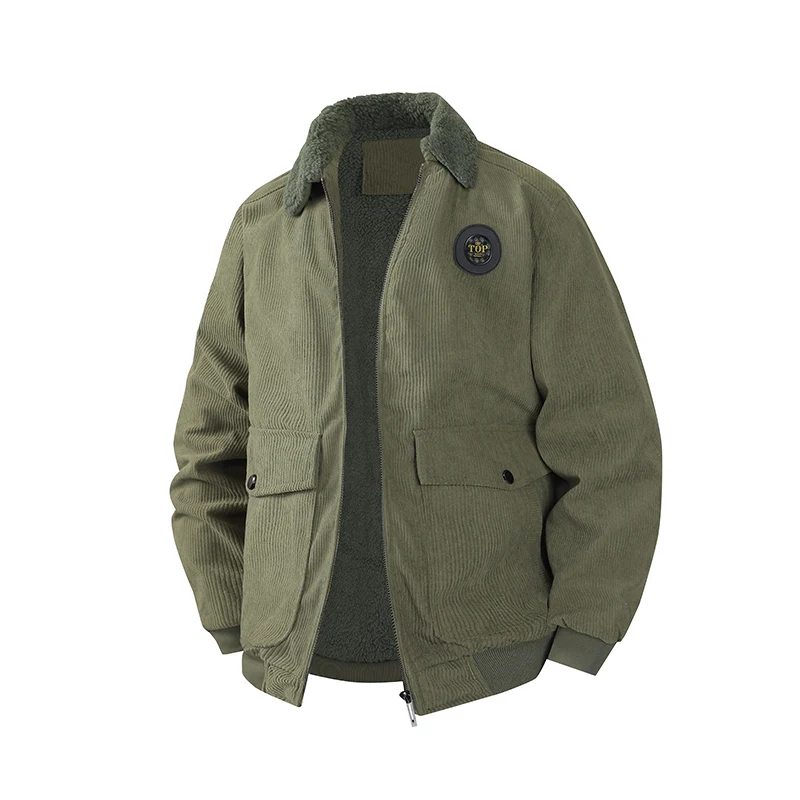 

2025 Winter Coat for Men Warm Lightweight Jackets Man Casual Fleeced Luxury Padding Clothing Fashion