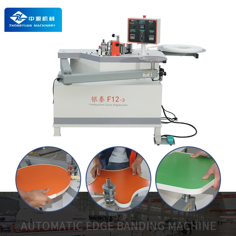 Factory Price Folding Arm Curve and Line Sealing Machine Manual Edge Banding Machine Melamine Pvc Edge Bander