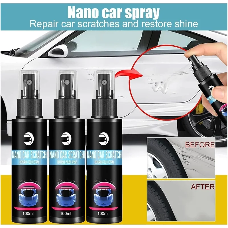 Car Paint Scratch Repair Polish Minor Light Scratch Remover Auto Body Care Tool for Composite Material Car Detailing Supply Use