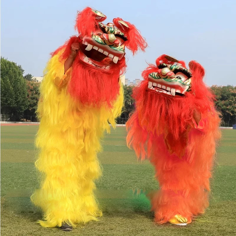 One People Lion Dancer Clothing Folk Dance Costume Cool Adult Chirldren Student Sports Cheer Team Dance Costumes