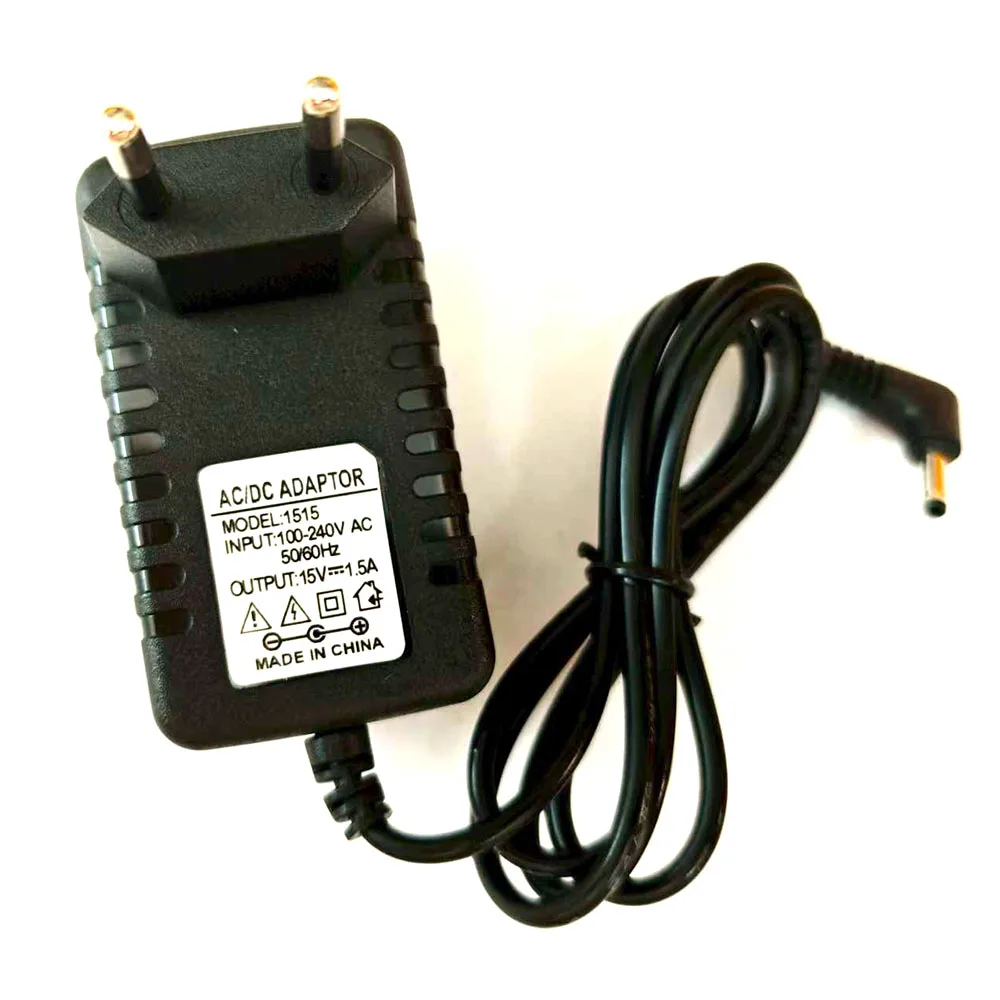 1PCS high quality 15V1.5A AC 100V-240V Converter Adapter DC 15V 1.5A 1500mA Power Supply EU Plug  3.5mm x 1.35mm