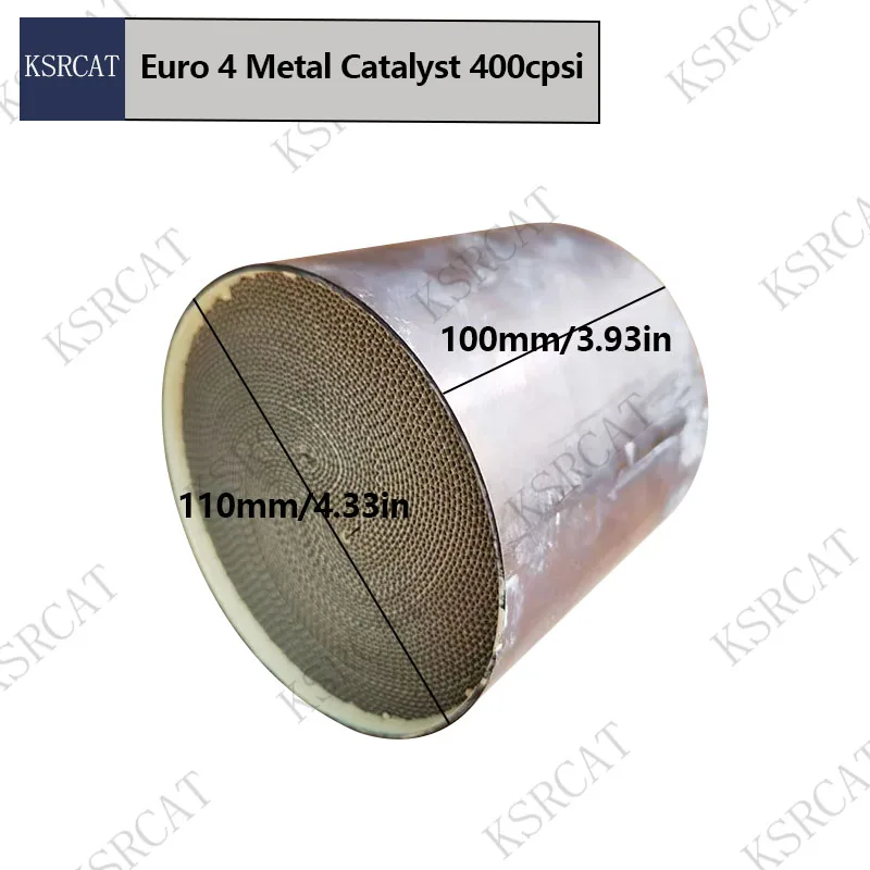 EURO 4 Metal Catalyst 110*100MM 400 Cell/cpsi Universal Car Catalytic Converter Core