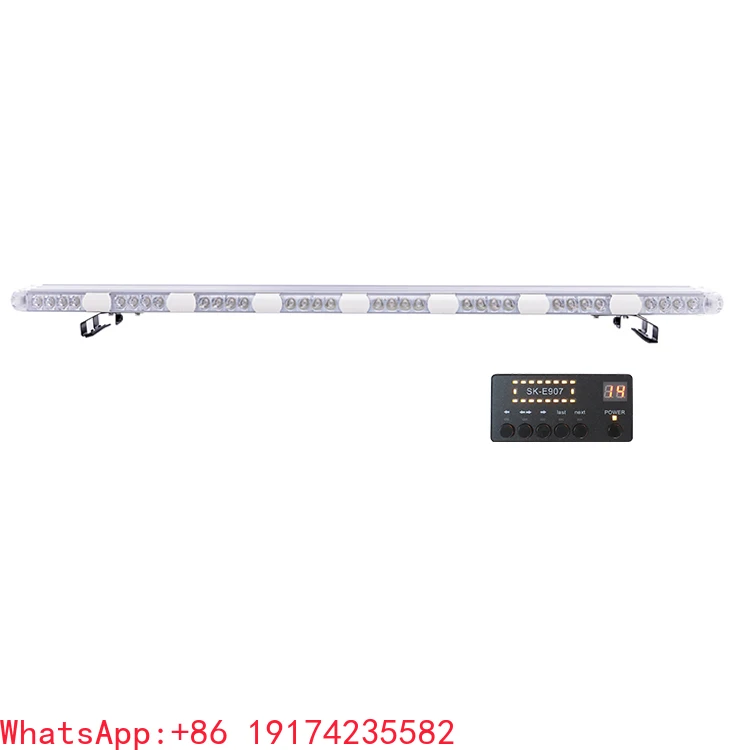 DC 10-30V Full-size Ultra-Slim LED Warning Light Bar For Emergency Vehicles (ambulance,Tow Truck, EMS, Utility)