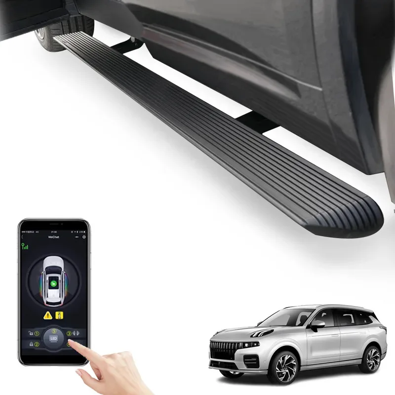 

WJ Super Price LED Lights Car Padel SideSteps Electric Retractable Running Boards for 17-2 LYNK&CO 09 PHEV